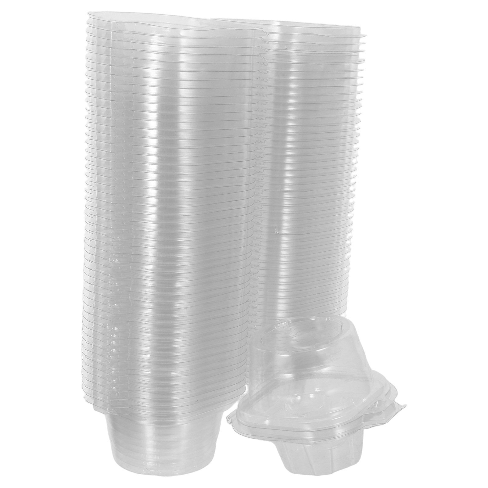Plastic Dome Clear - 50Pcs Clear Cupcake Containers Plastic Dome