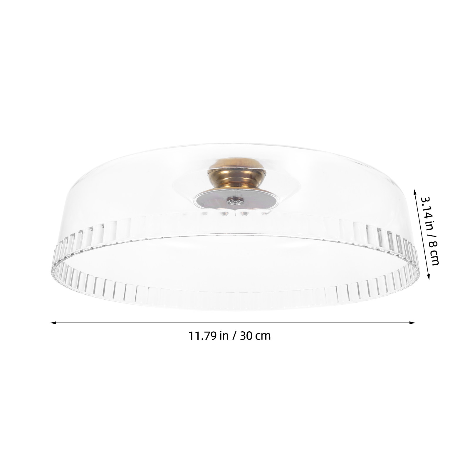 30Cm Clear Acrylic Cake Dome C - огляд і ціна Plastic Dome Clear