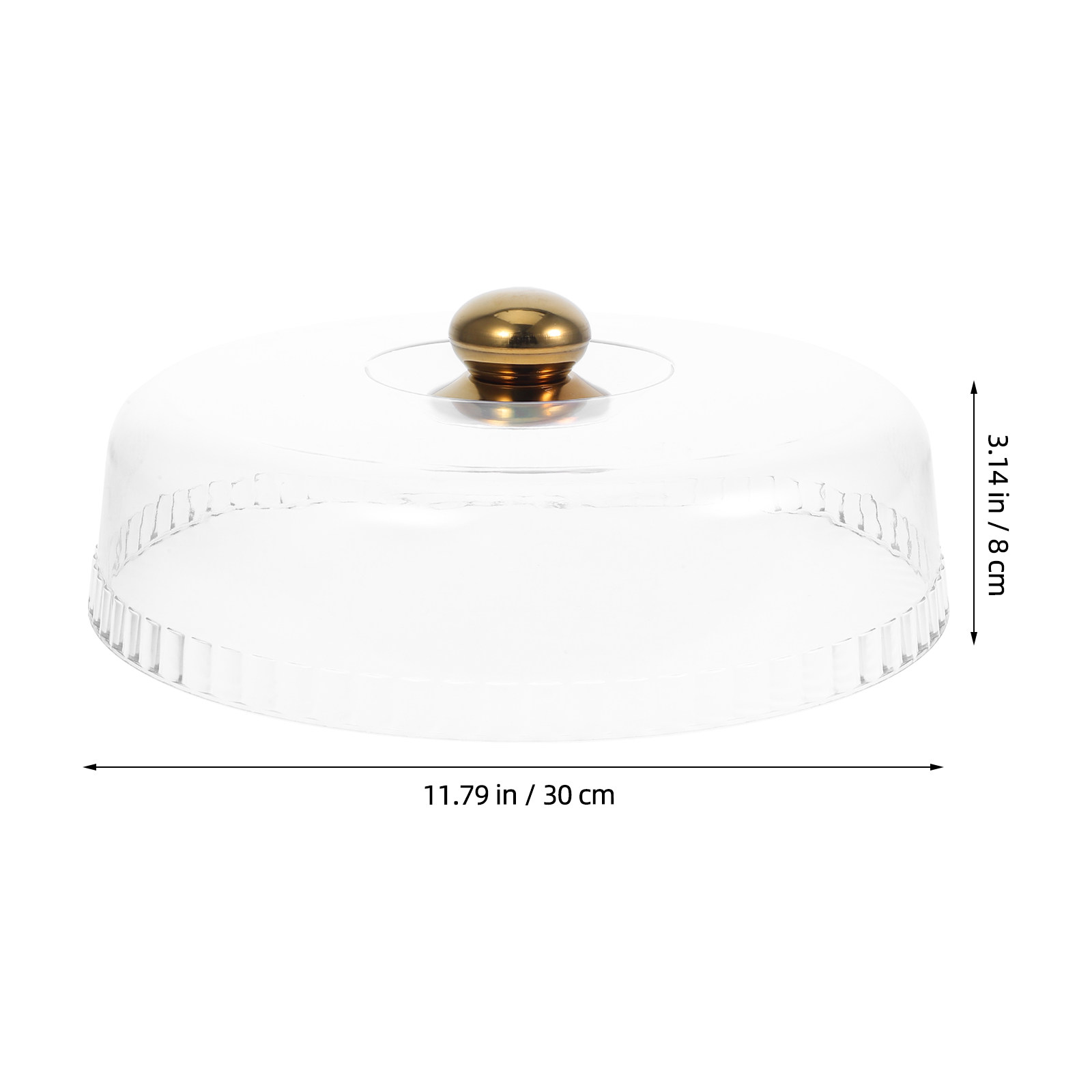30Cm Clear Acrylic Cake Dome C - огляд і ціна Plastic Dome Clear