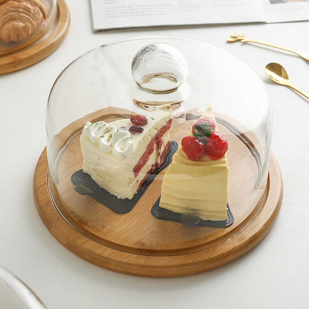 18Cm Clear Glass Cake Dome Cov - огляд і ціна Plastic Dome Clear