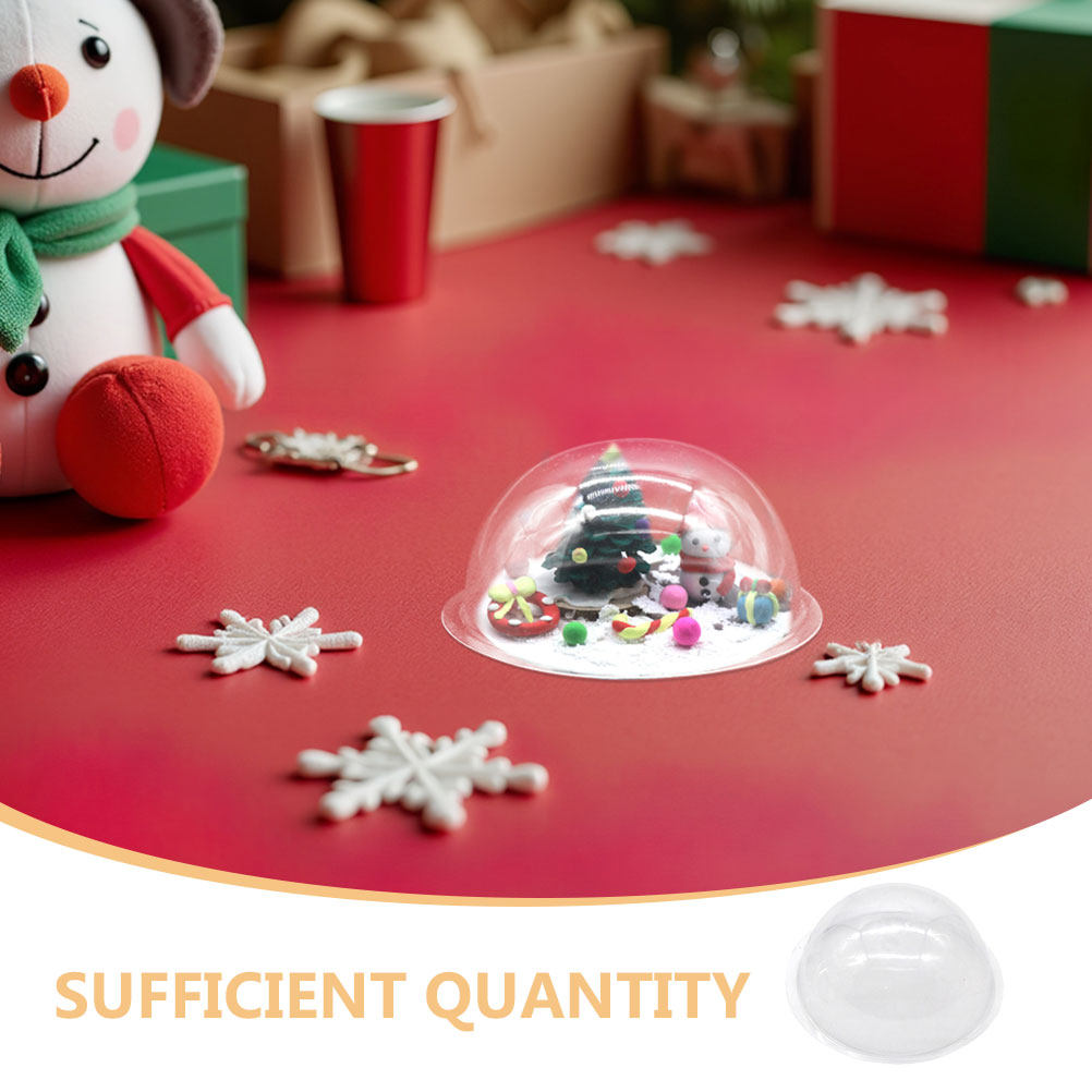 30Pcs DIY Clear Plastic Dome C - огляд і ціна Plastic Dome Clear