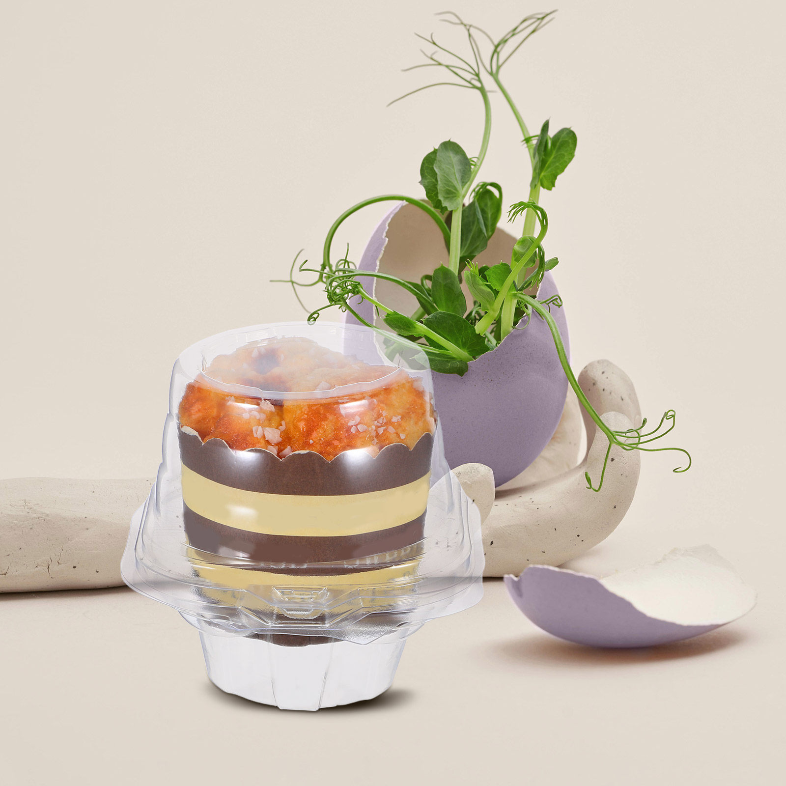 50Pcs Clear Cupcake Containers - огляд і ціна Plastic Dome Clear